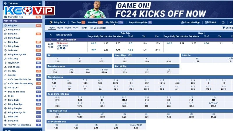 Tổng quan về lịch thi đấu trên nền tảng